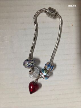 Kay Jewelers Persona 925 Sterling Silver Charm Bracelet
